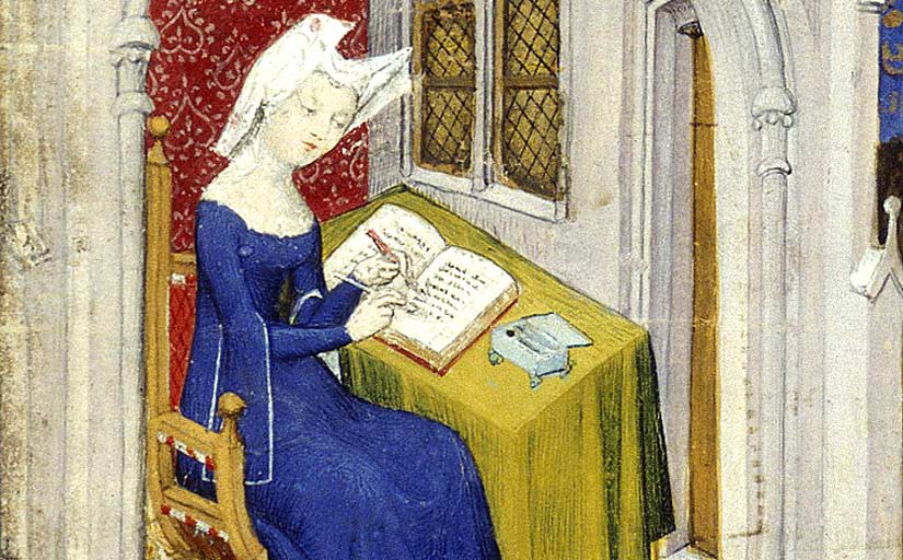 Com la poeta, filòsofa i protofeminista Crhistine de Pisan (a la imatge) Duoda va dedicar moltes hores de la seva vida a l'escriptura Com la poeta, filòsofa i protofeminista Crhistine de Pisan (a la imatge) Duoda va dedicar moltes hores de la seva vida a l'escriptura