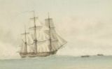 L''HM Bark Endeavour' segons Samuel Atkins, pels volts de 1794 L''HM Bark Endeavour' segons Samuel Atkins, pels volts de 1794