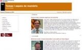 Captura de pantalla de la revista 'Temps i espais de memòria' Captura de pantalla de la revista 'Temps i espais de memòria'