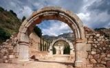 Entrada a l'antic monestir d'Escaladei - Museu d'Història de Catalunya Entrada a l'antic monestir d'Escaladei - Museu d'Història de Catalunya