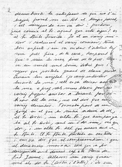 La carta de Josep Raventós La carta de Josep Raventós