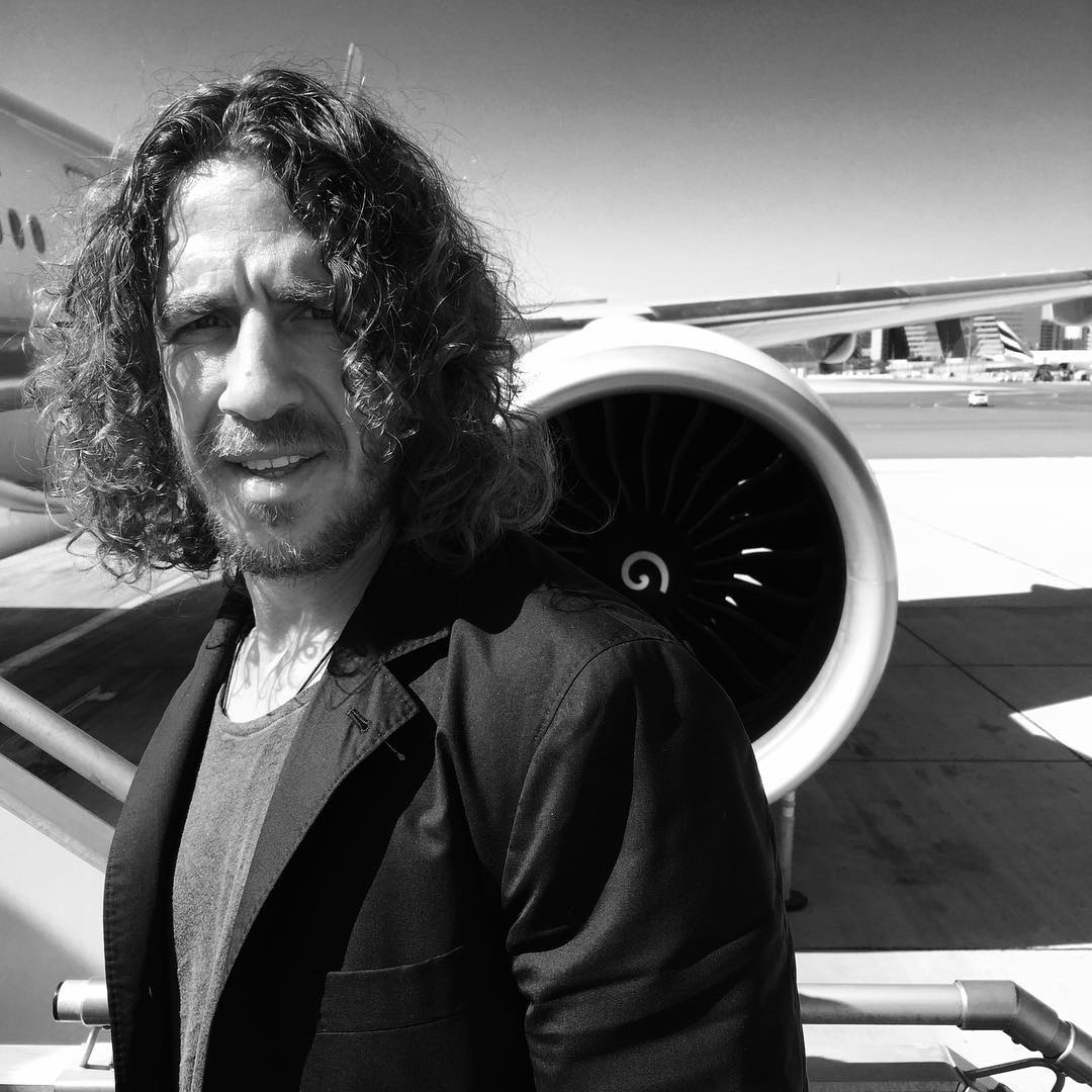 Carles Puyol en una imatge feta pública al seu perfil d'Instagram Carles Puyol en una imatge feta pública al seu perfil d'Instagram