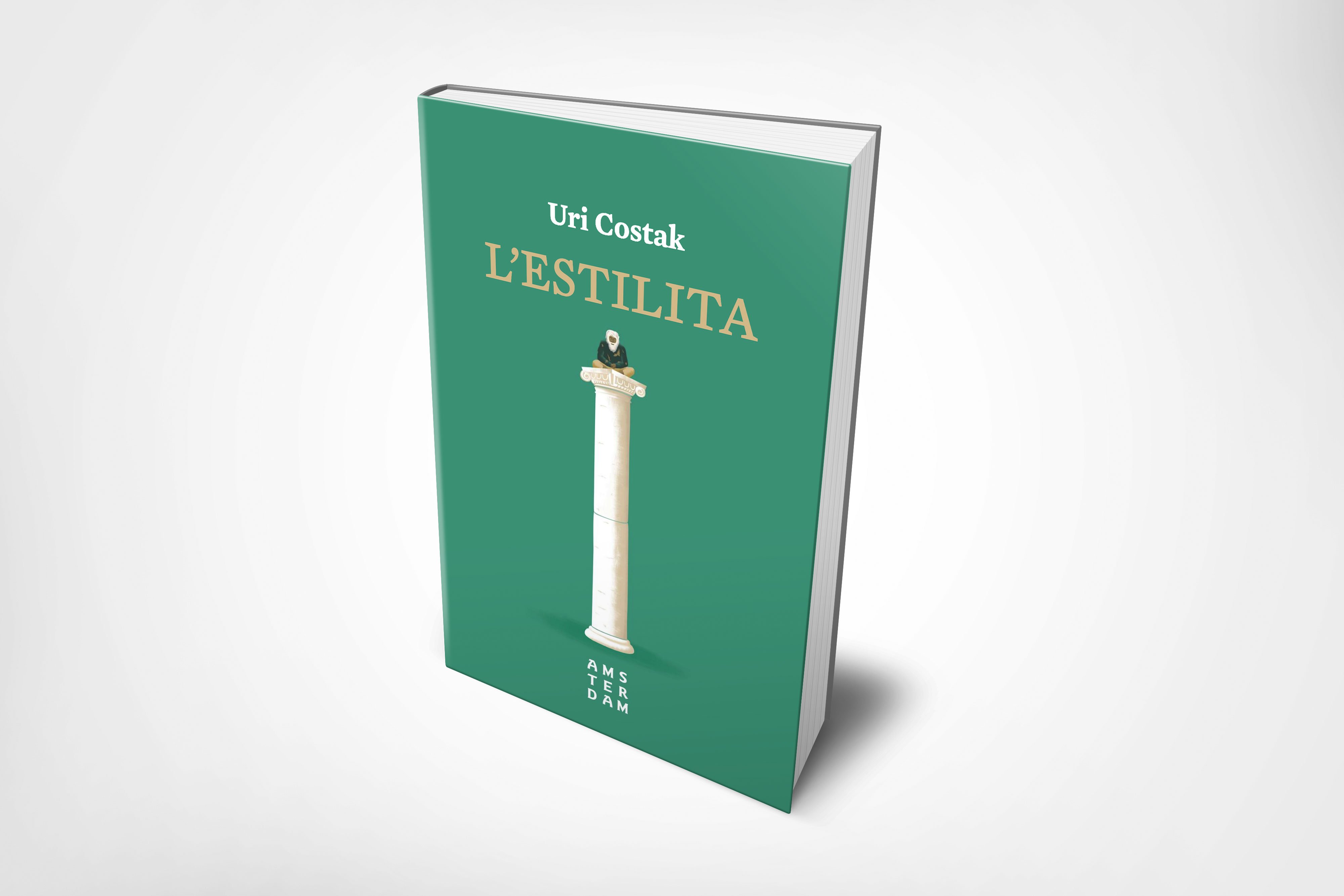 Portada de l'Estilita, d'Uri Costak Portada de l'Estilita, d'Uri Costak