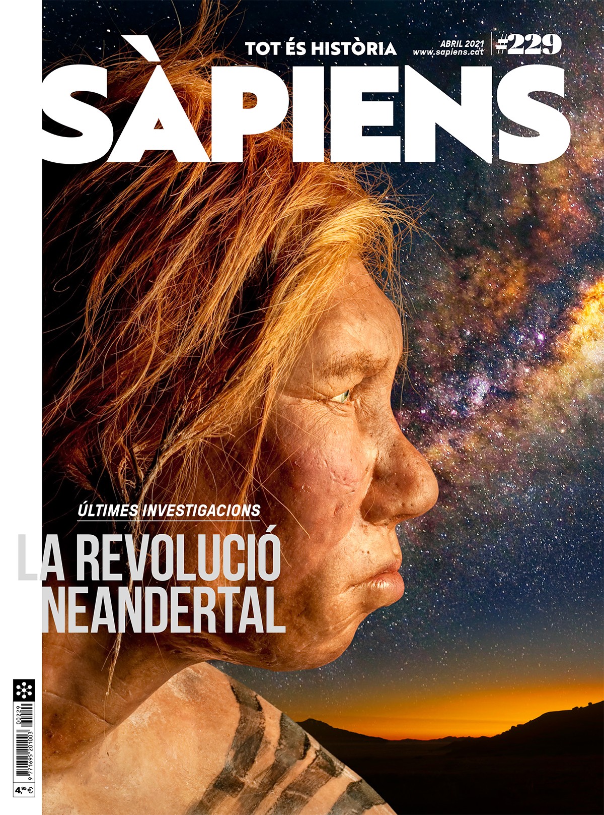 Portada del número 229 del SÀPIENS (abril 2021)