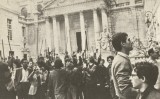 Estudiants a la Sorbona (París), el 3 de maig de 1968
