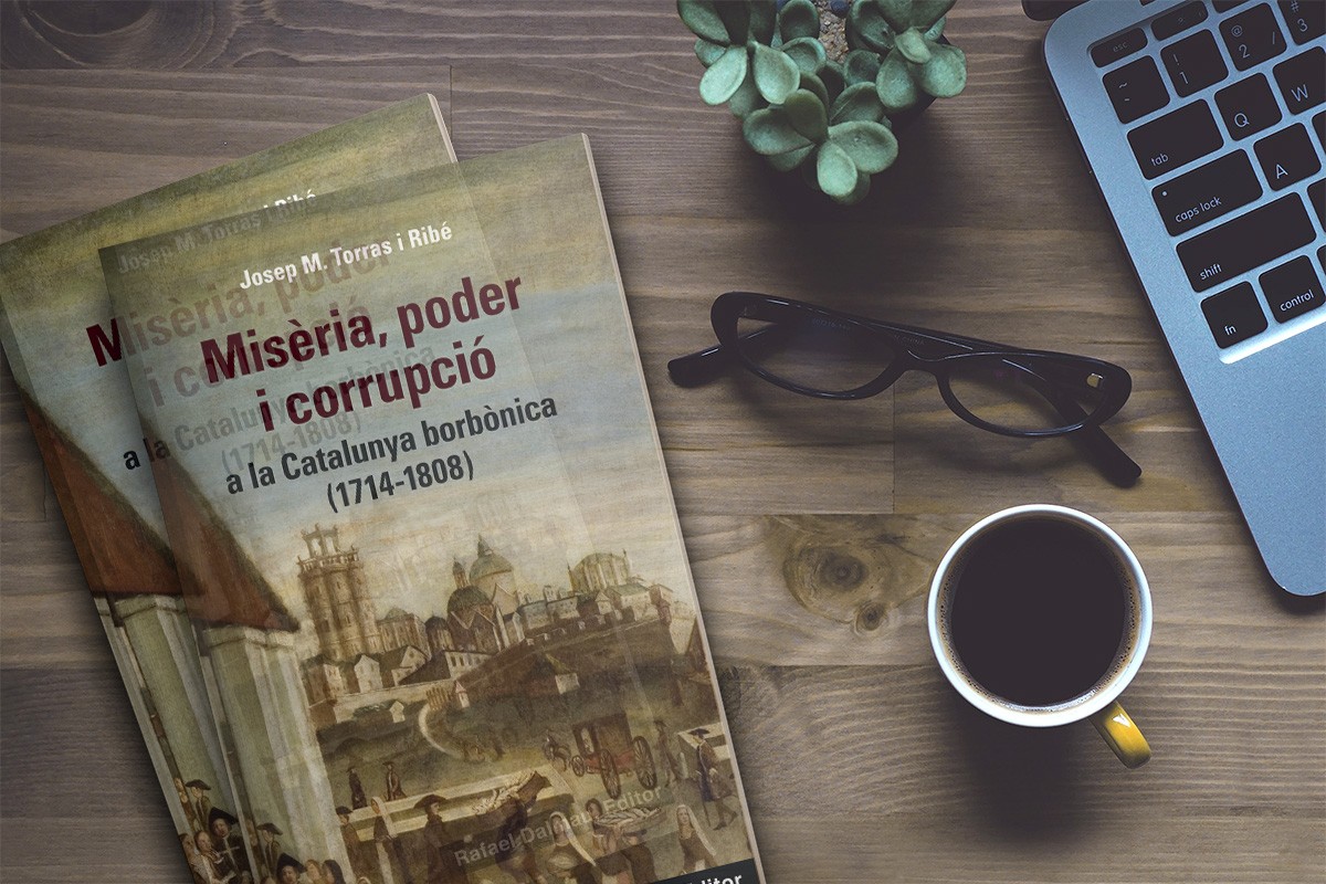 Josep M. Torras i Ribé s'emporta el XXXVI Premi Ferran Soldevila per l'obra 'Misèria, poder i corrupció a la Catalunya borbònica (1714-1808)'