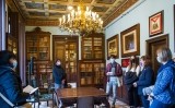 La redacció del SÀPIENS a la biblioteca Arús La redacció del SÀPIENS a la biblioteca Arús