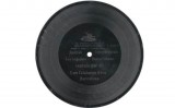 Disc de goma laca (disc de pedra de 70 rpm) amb ‘Els segadors’