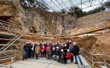 El grup del tercer viatge a Atapuerca El grup del tercer viatge a Atapuerca