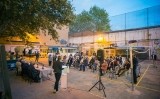 L'acte va tenir lloc al pati de l'actual presó de dones de Wad-Ras
