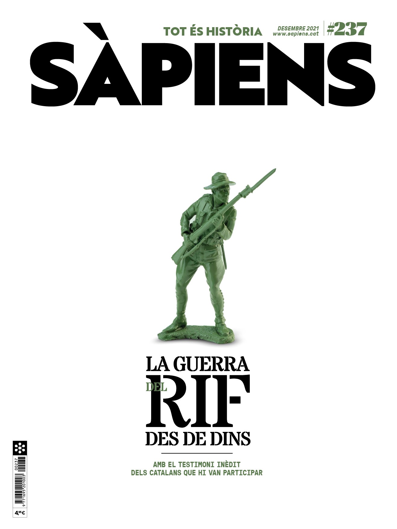 Portada del número 237 del SÀPIENS (desembre 2021)