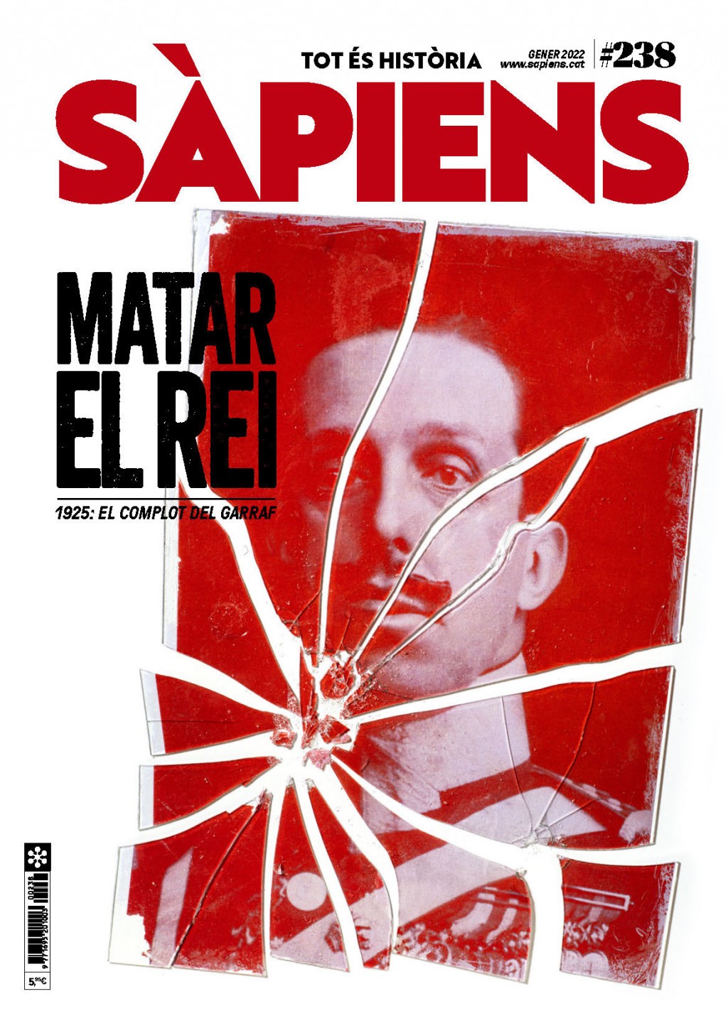 Portada del número 238 del SÀPIENS (gener 2022)