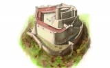 Reproducció del castell de Montsoriu