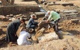 El jaciment durant els treballs d'excavació El jaciment durant els treballs d'excavació