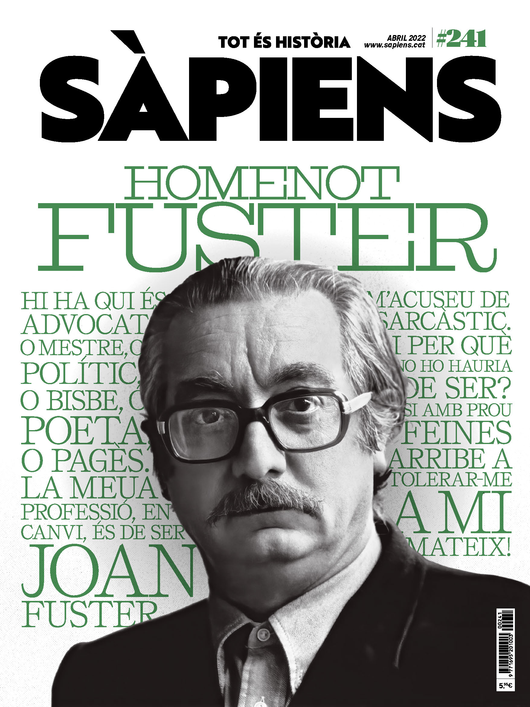 Portada del número 241 de SÀPIENS (abril 2022)