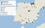 Mapa de la repressió policial durant la Transició