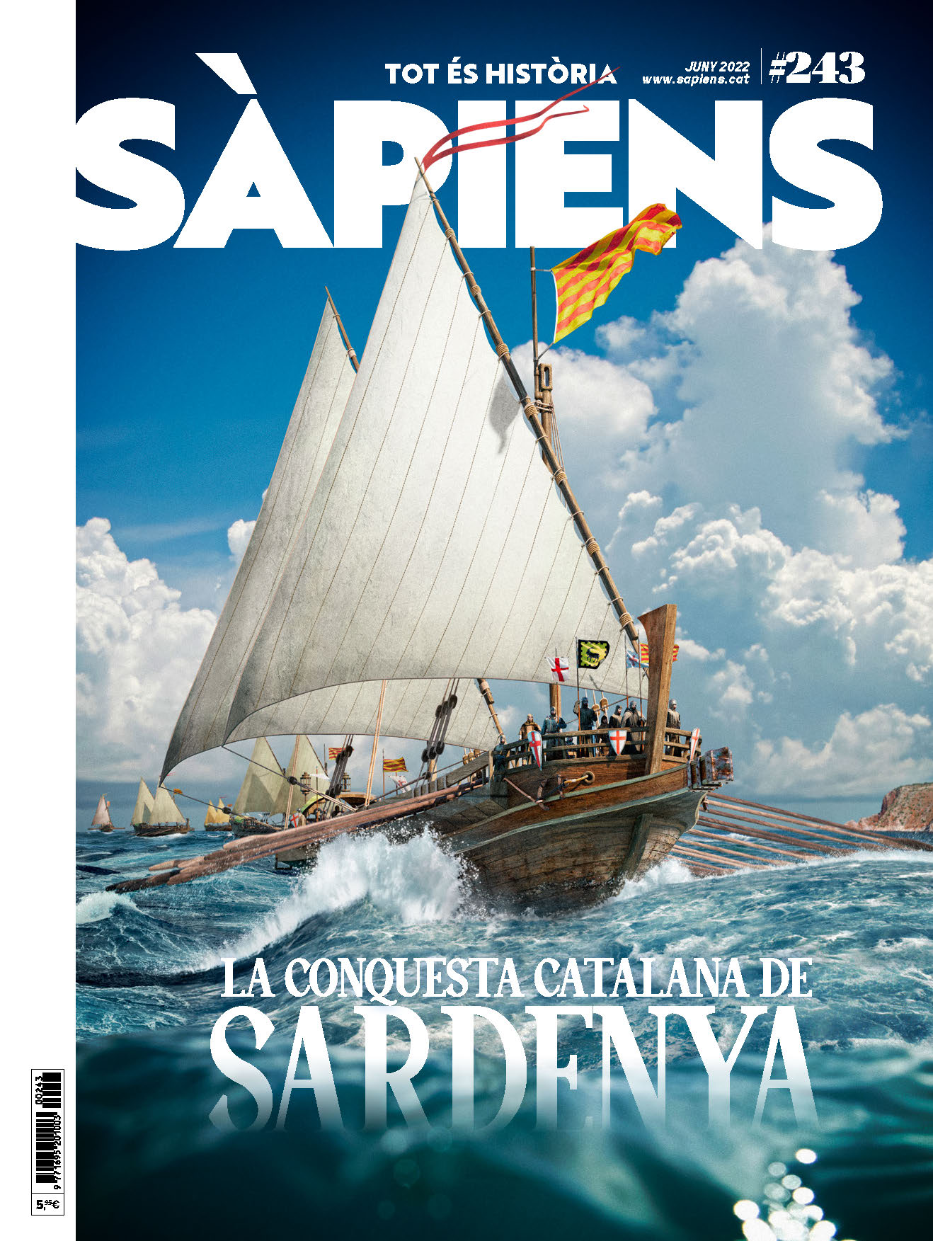 Portada del número 243 de SÀPIENS (juny 2022)