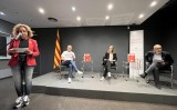 Ester Capella, delegada del Govern de la Generalitat a Madrid, presentant l'acte