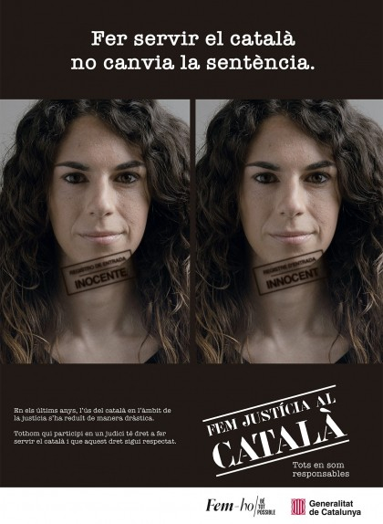 Campanya 'Fem justícia al català'