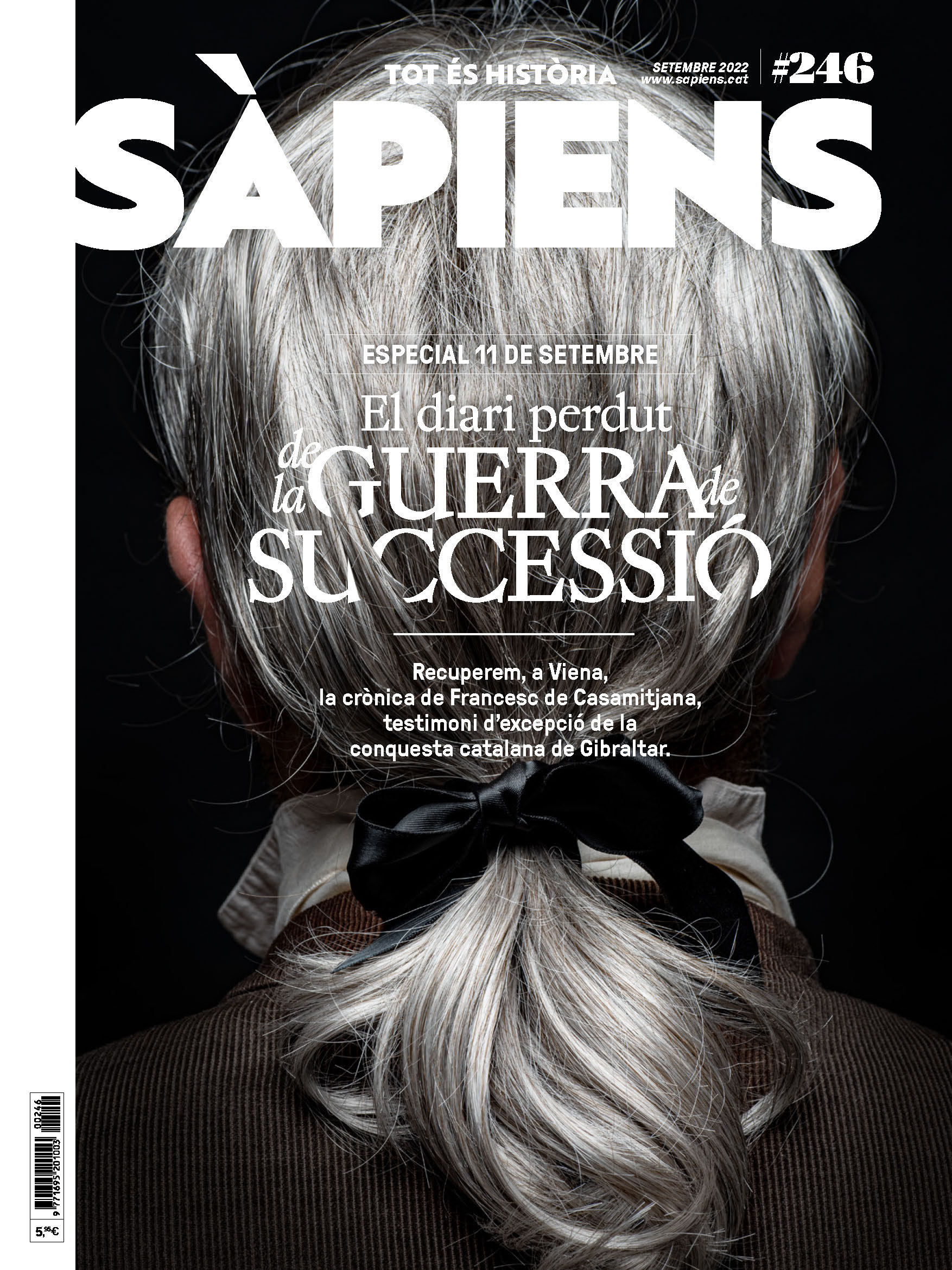 Portada del número 246 de SÀPIENS (setembre 2022)