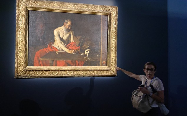 'Sant Jeroni escrivint', un dels dos Caravaggio que es conserven a la cocatedral de Sant Joan de La Valletta