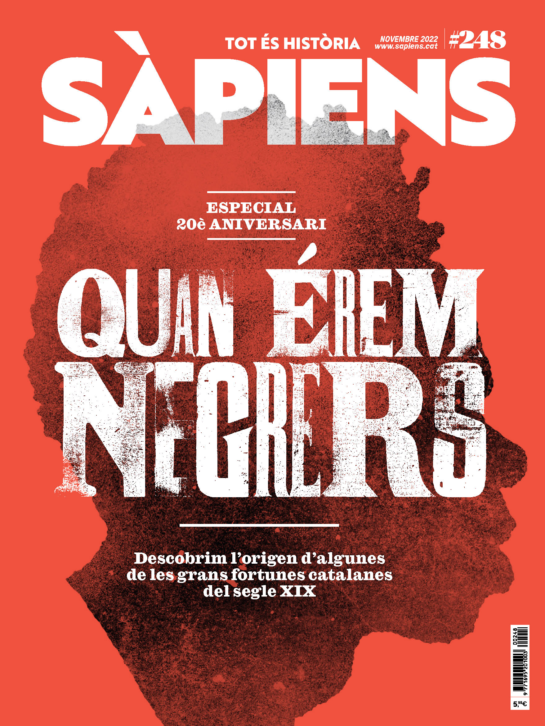 Portada del número 248 de SÀPIENS (novembre 2022)