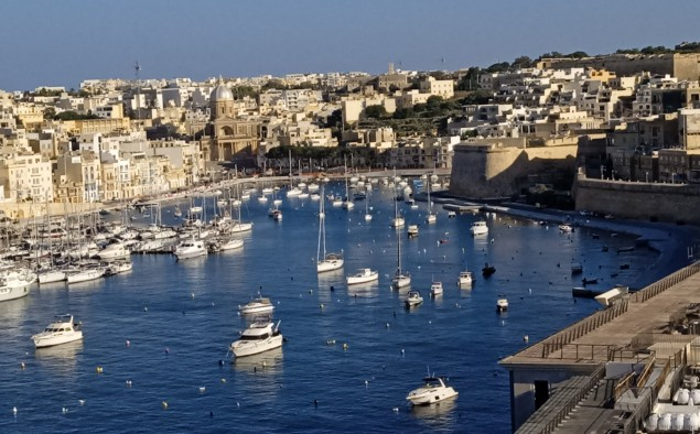 Panoràmica del Gran Port de Malta des del fort de Sant Àngel 