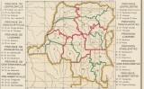 Mapa del Congo Belga de l'any 1933 Mapa del Congo Belga de l'any 1933