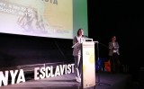 Clàudia Pujol, directora de SÀPIENS, a la preestrena del documental 'Negrers. La Catalunya esclavista'
