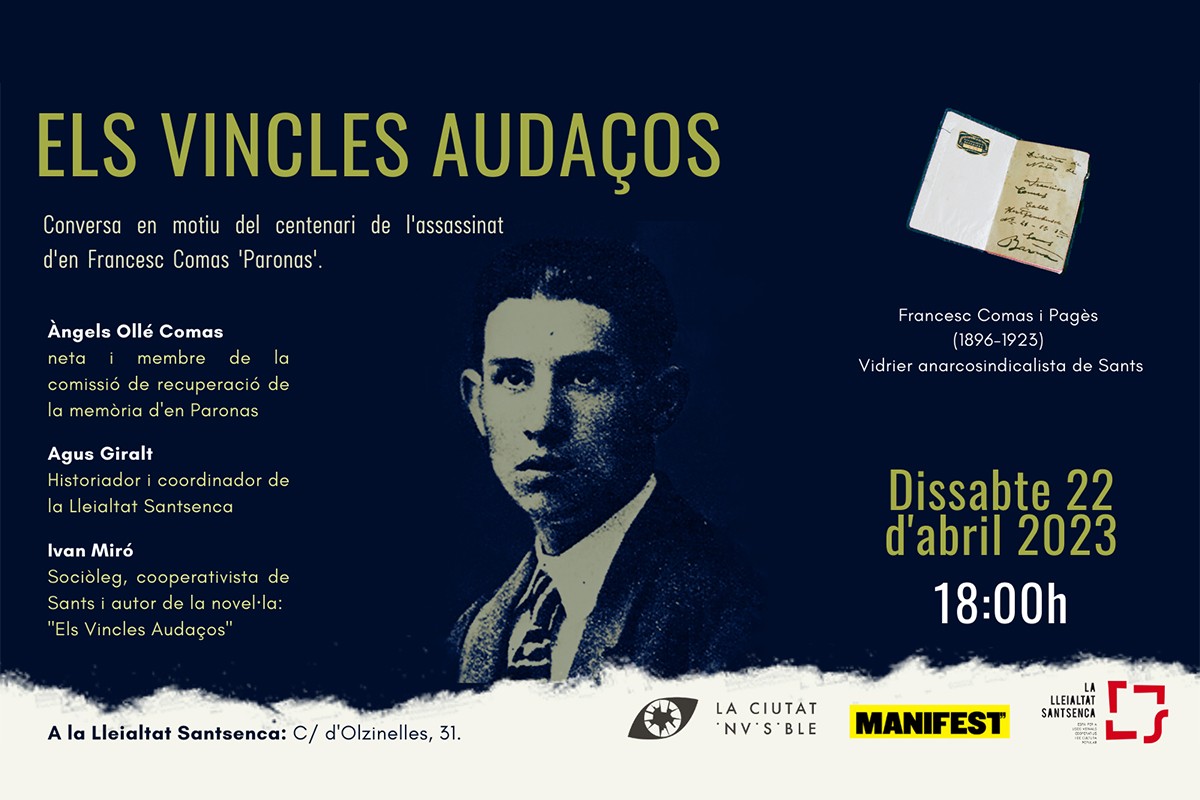 Acte de presentació del llibre 'Els vincles audaços', d'Ivan Miró Acte de presentació del llibre 'Els vincles audaços', d'Ivan Miró