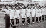 Imatge dels jugadors del Madrid durant la seva etapa republicana Imatge dels jugadors del Madrid durant la seva etapa republicana