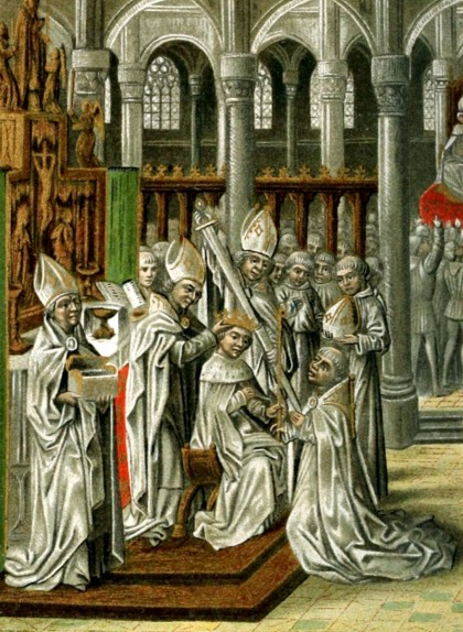 Coronació d'Enric IV a l'abadia de Westminster, el 1399