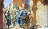 L'entrada triomfal de Mehmet II a Constantinoble, en una obra de Jean-Joseph Benjamin-Constant