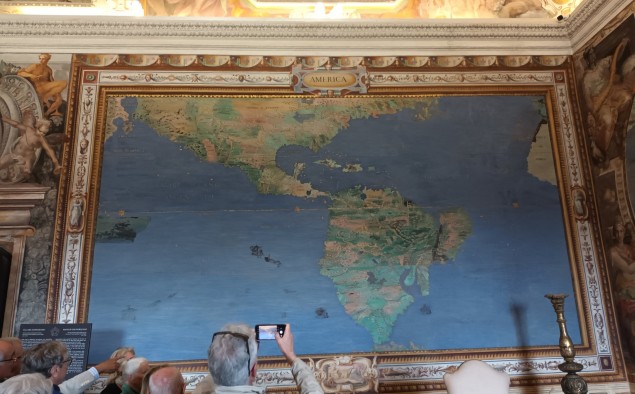 Sala del Mapa Mundi a la Vil·la Farnese 