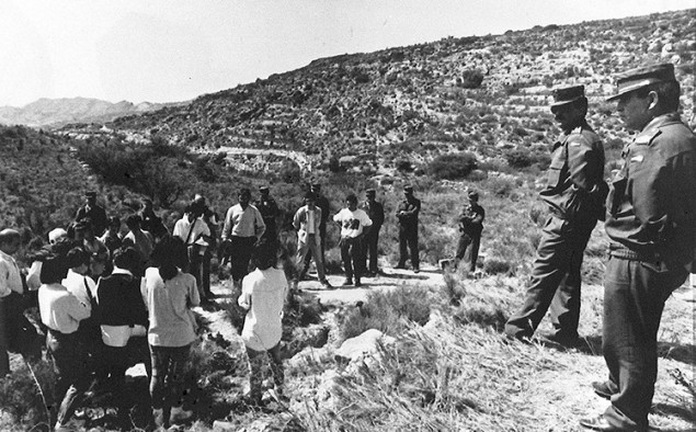 Localització dels cossos de Lasa i Zabala