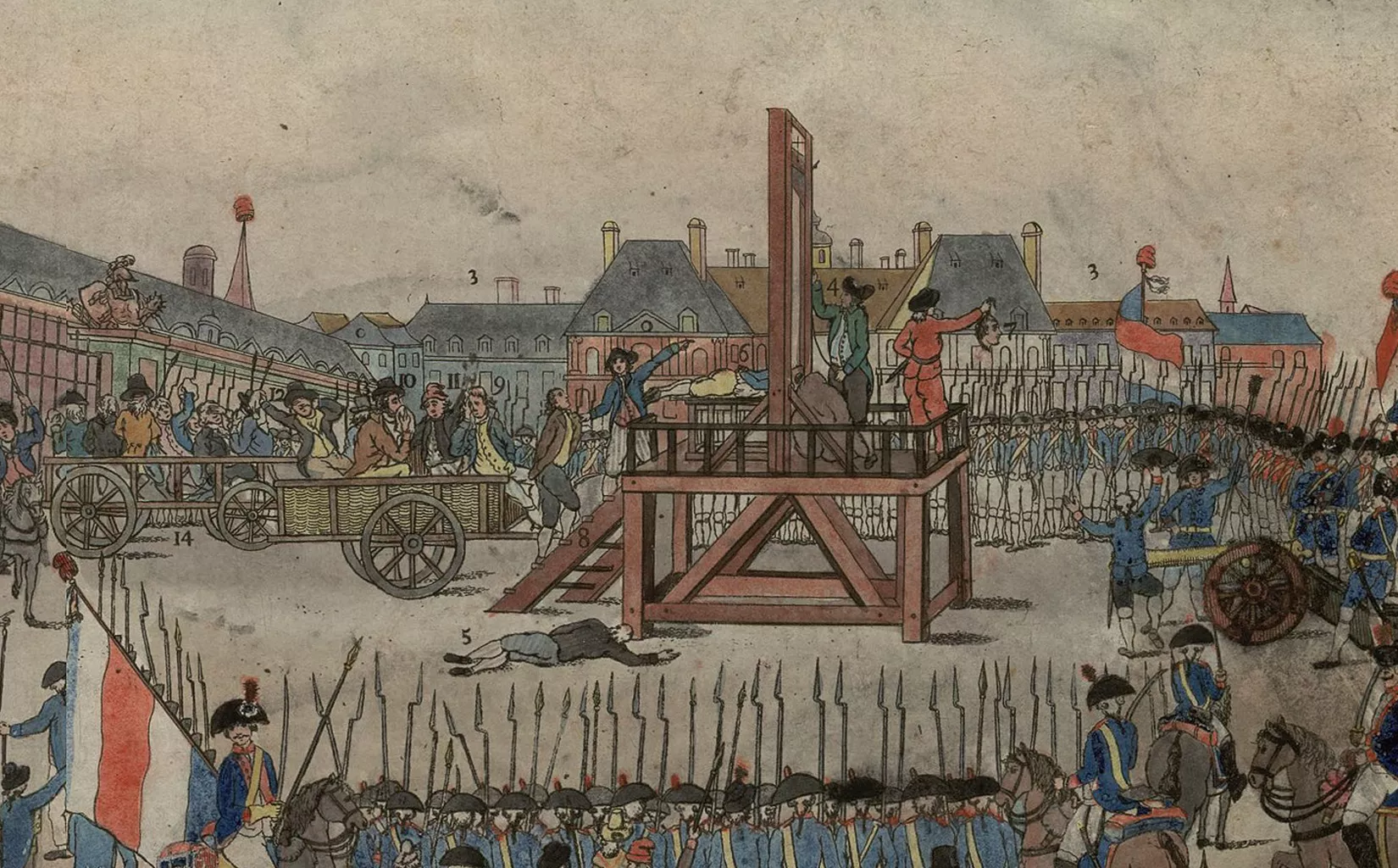 L'execució de Robespierre i els seus còmplices el 28 de juliol de 1794