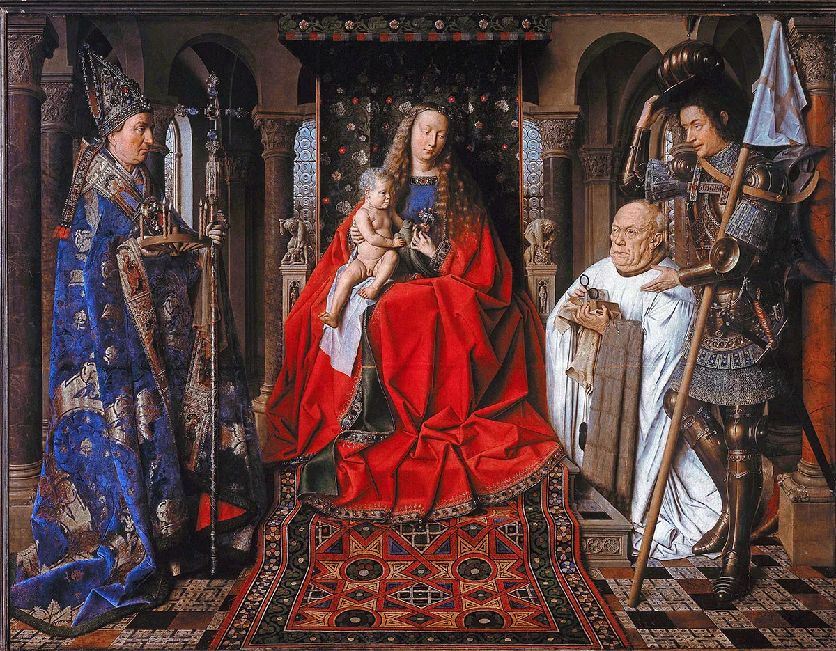 Jan Van Eyck va pintar aquest quadre l'any 1436