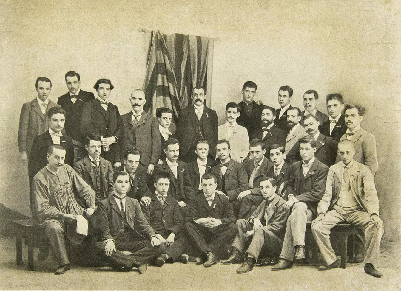 Els joves detinguts l'11 de setembre de 1901