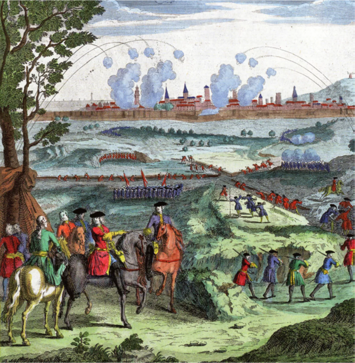 Gravat del setge aliat sobre Barcelona, l'any 1705