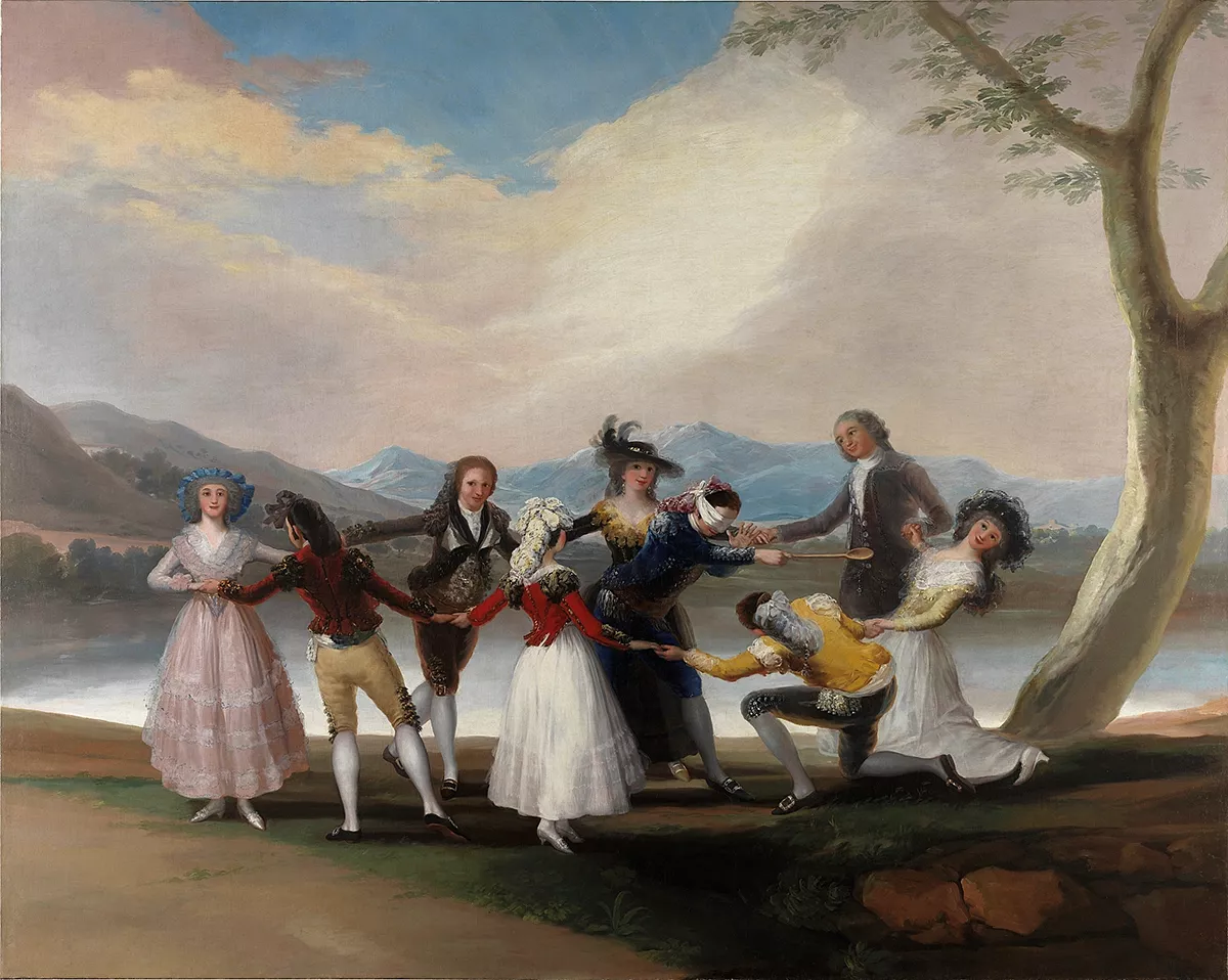 'La gallina cega' de Francisco de Goya (1788)