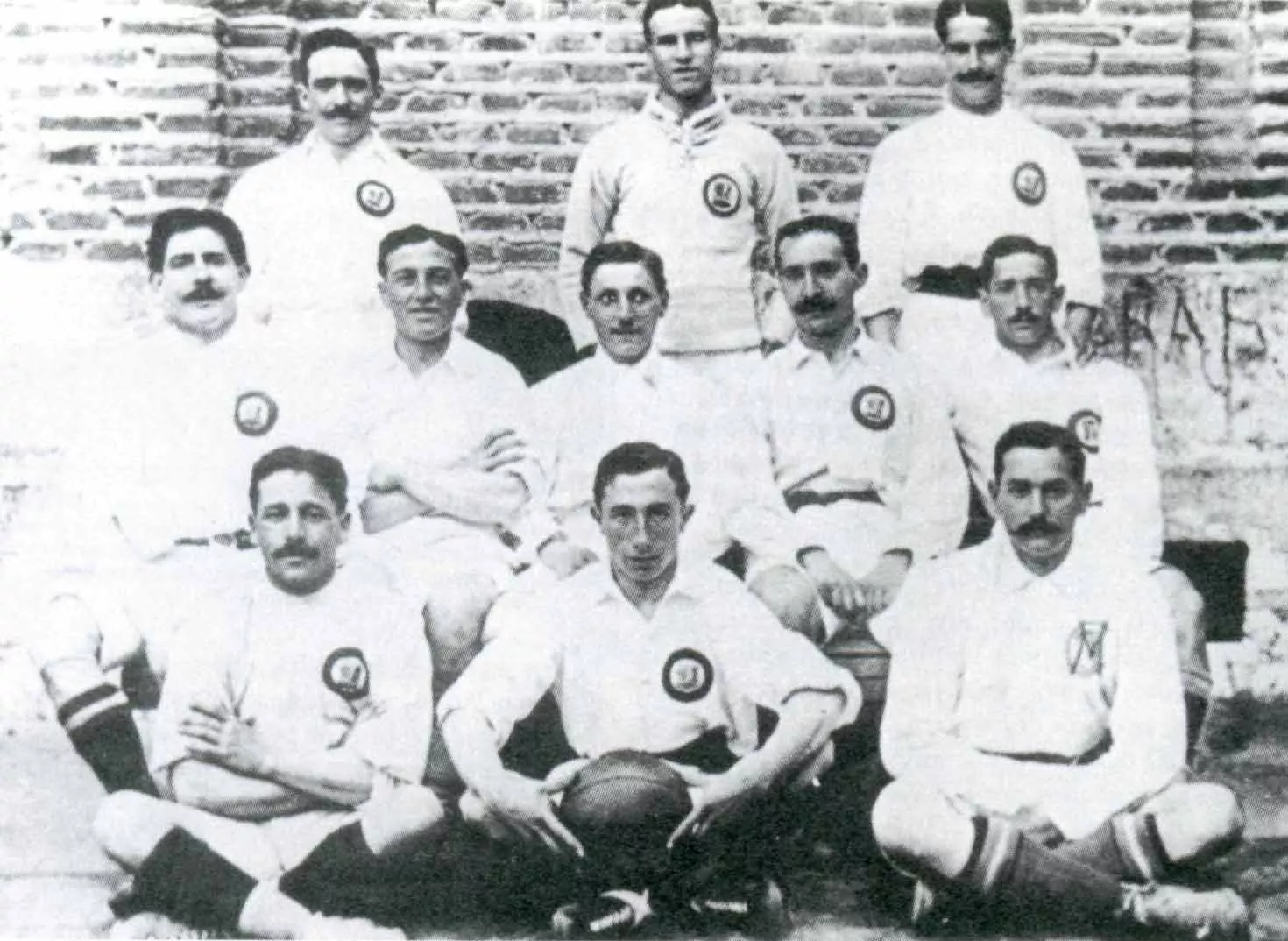 Els jugadors del Madrid Foot Ball Club el 1905-1906
