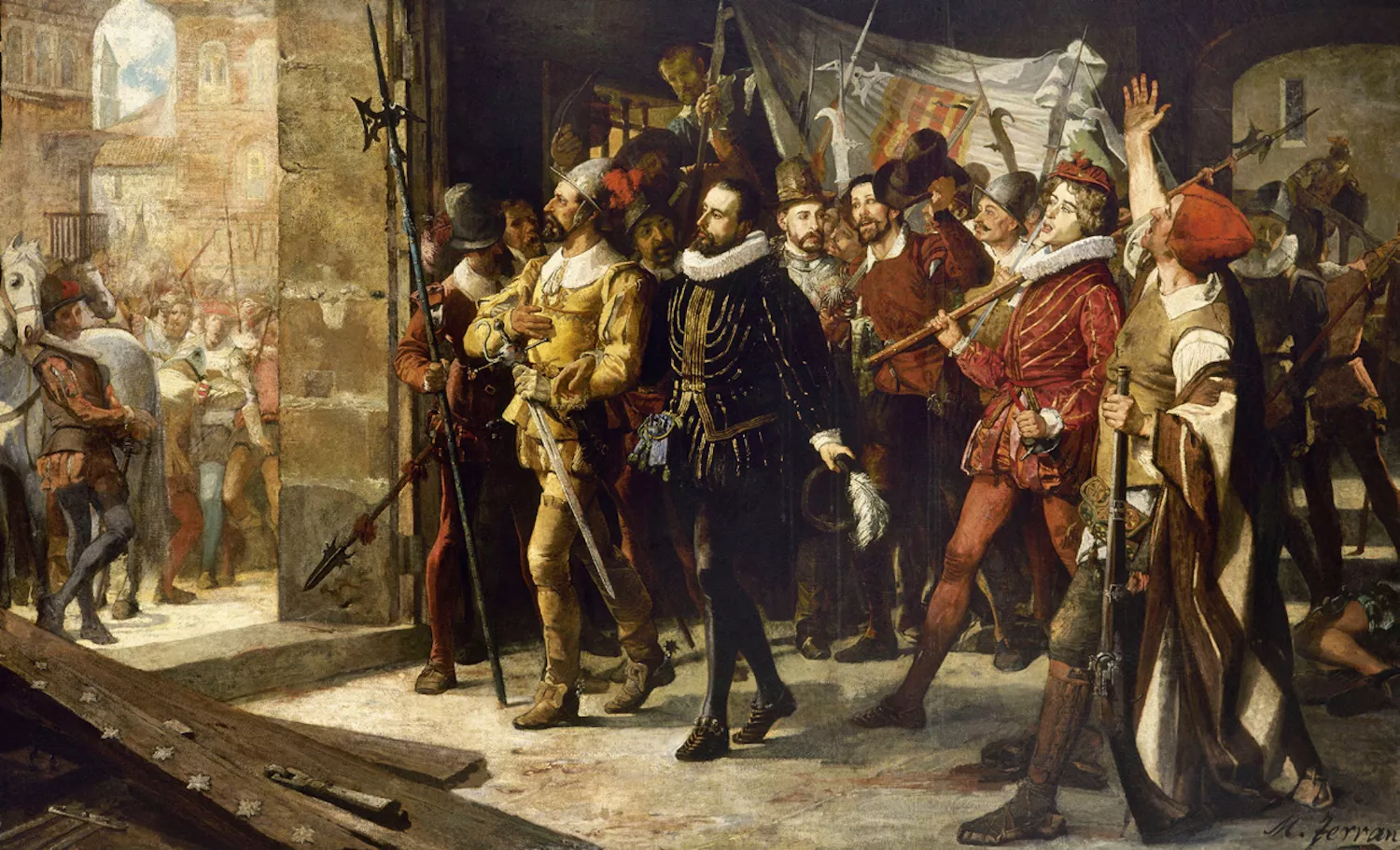 L’aragonès Antonio Pérez és alliberat dels calabossos de la Inquisició a Saragossa, el 1591