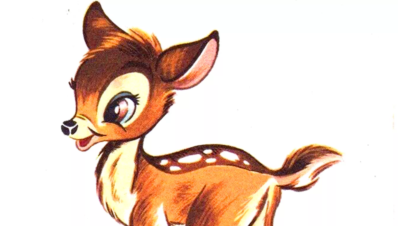 La figura de Bambi es va popularitzar gràcies a la pel·lícula de Disney de 1942