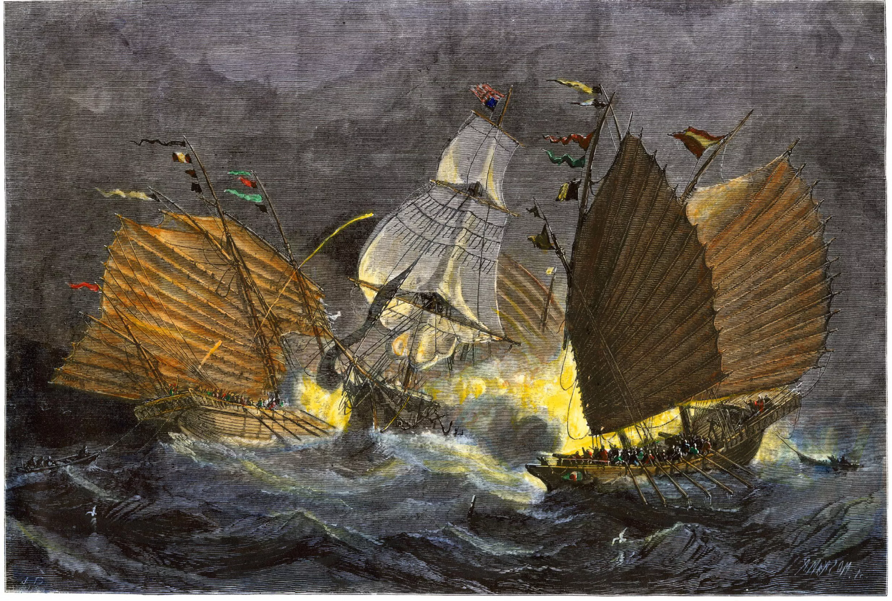 Zheng Shih va comandar una imponent flota de tres-cents vaixells