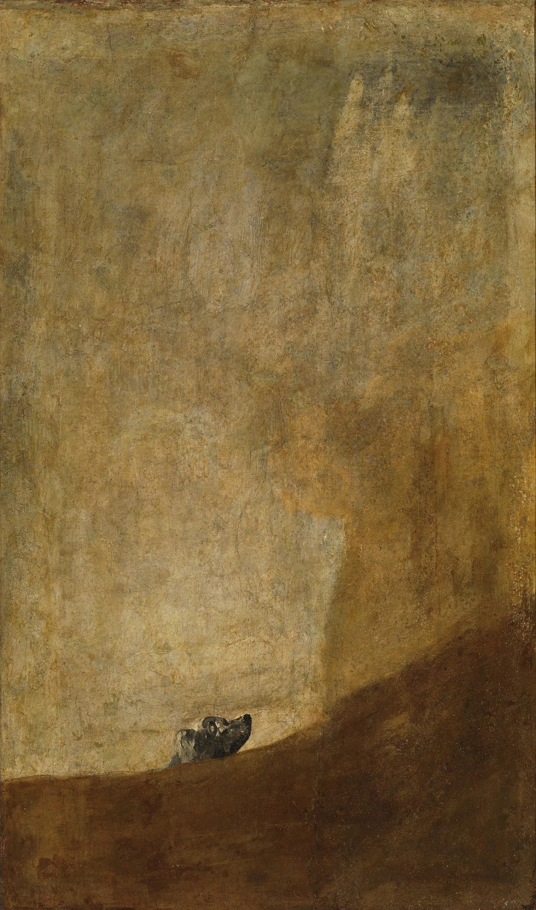 'Gos semienfonsat', de Francisco de Goya