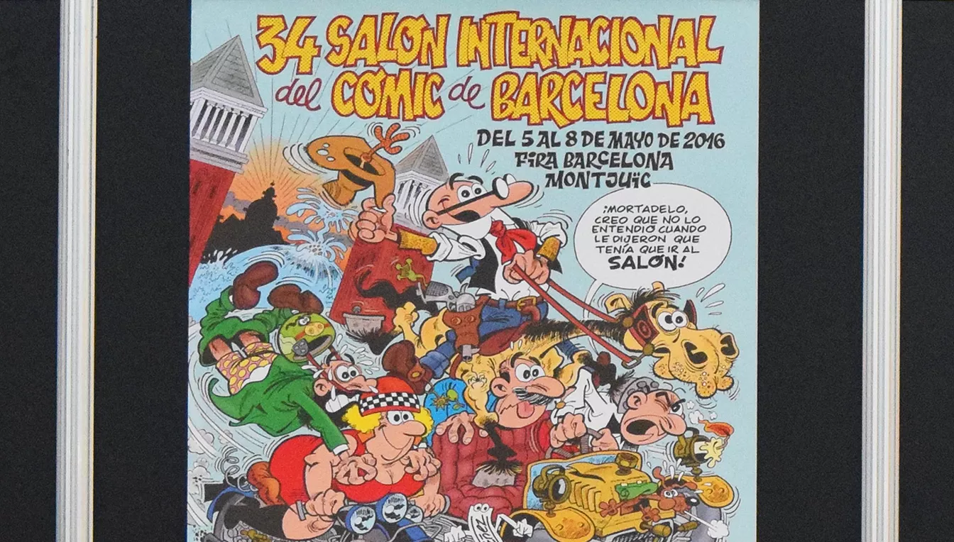 Mortadel·lo i Filemó al cartell de la 34ª edició del Saló del Còmic de Barcelona