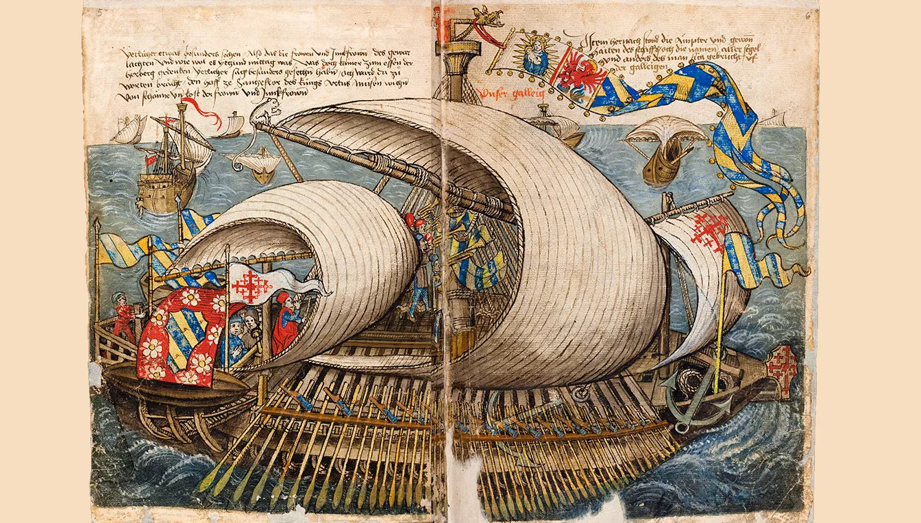 El dietari de Grüneberg del viatge que va fer a Jerusalem el 1468 és una joia de la topografia manuscrita
