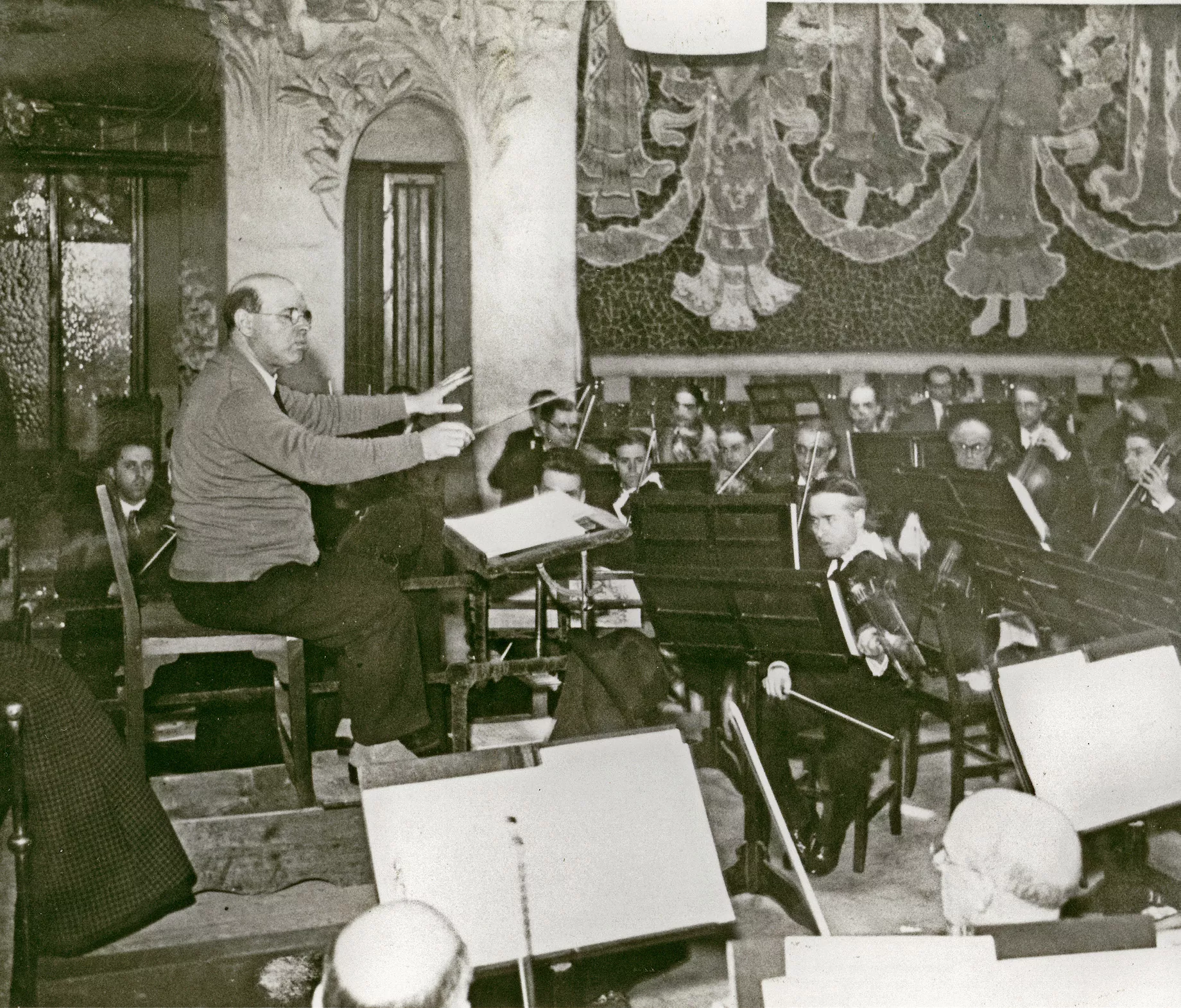El dia 18 de juliol del 1936, l’Orquestra Pau Casals practicava al Palau de la Música Catalana quan es va produir l’alçament militar