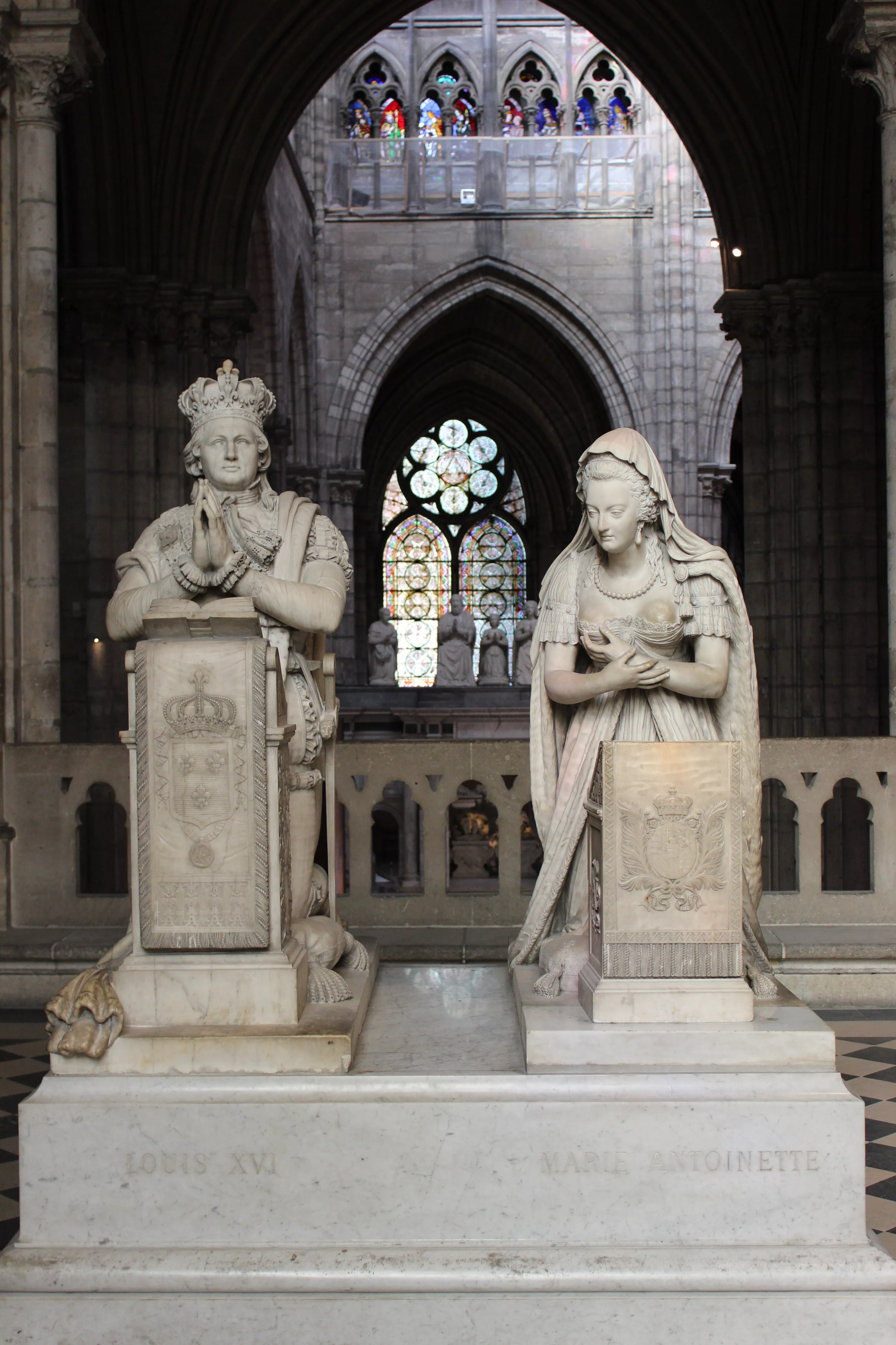 Tomba de Maria Antonieta i Lluís XVI a la Basílica de Saint Denis