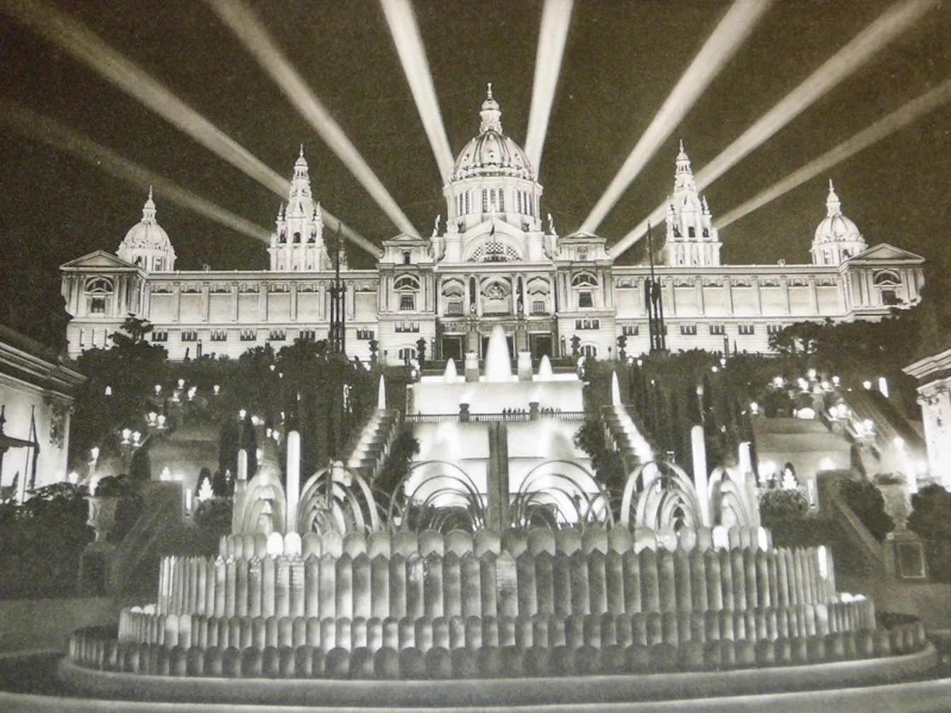 La font màgica de Montjuïc a l'Exposició Universal de Barcelona el 1929